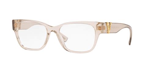 versace glasses white and gold|clear versace eyeglasses.